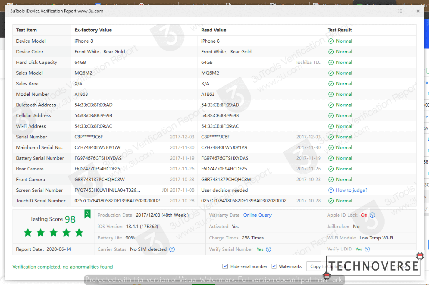 3utools-verification-report