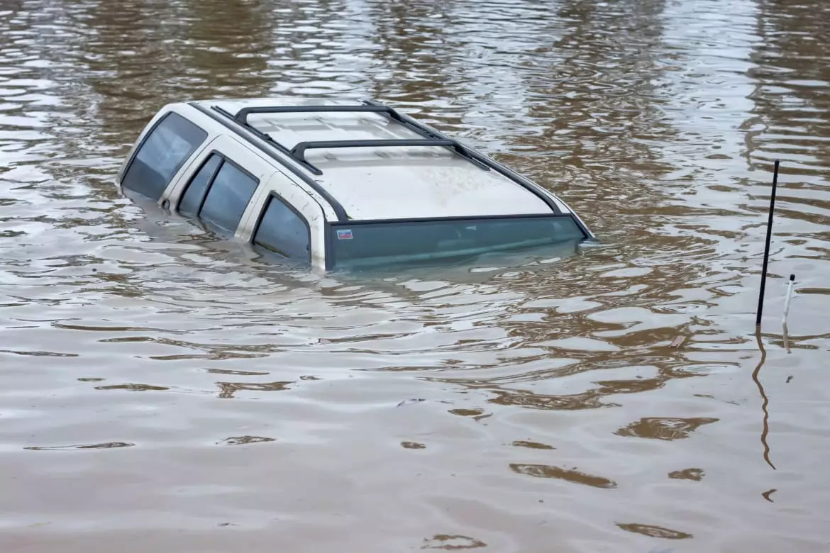 car-flooded
